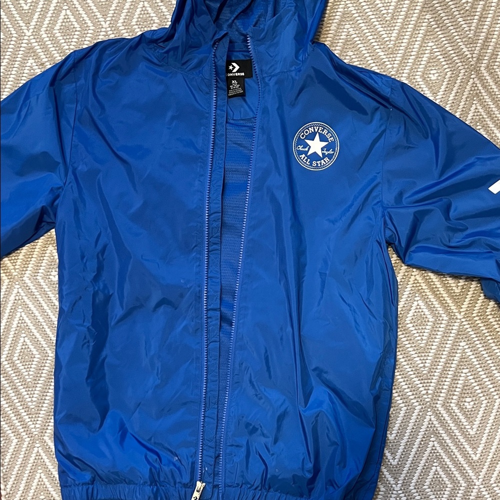 Converse Kids All-Star Blue Raincoat/ windbreaker XL